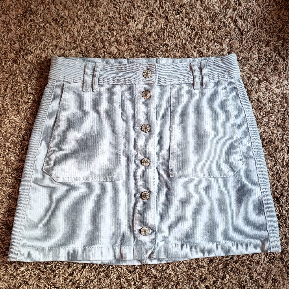 🌸High Waisted Button Up Skirt - Picture 8 of 16